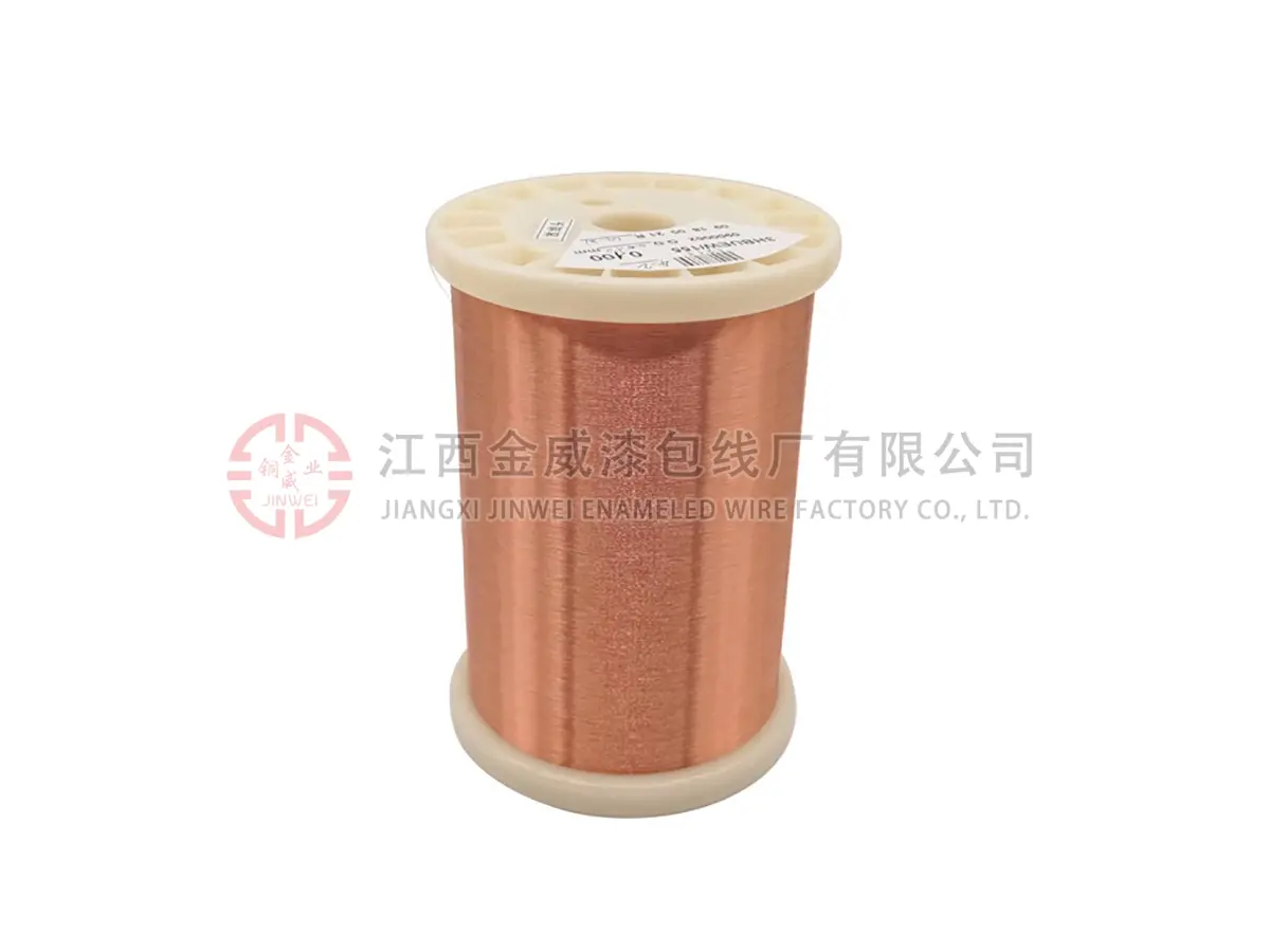 Jinwei self-bonding wire on a white spool